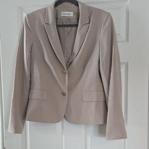 Calvin Klein Women's Beige Blazer